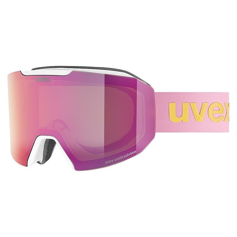 Ski mask Uvex Evidnt Attract (White matt/rose)