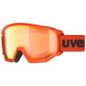 Skibrille Uvex Athletic FM (fierce red mat/orange)