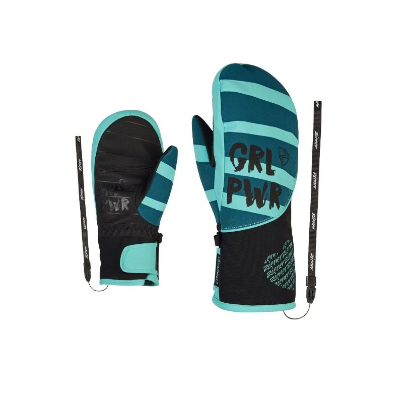 Kinderhandschoenen Ziener LIWANI AS(R) PR Meisjeswanten (diepgroen)