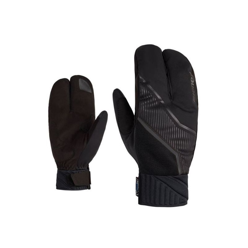 3 fingerhansker Ziener Uzomios Aw Touche hummer (svart)