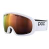 Maschera da sci POC Fovea Mid (Hydrogen White / Partly Sunny Orange) Cat. 2
