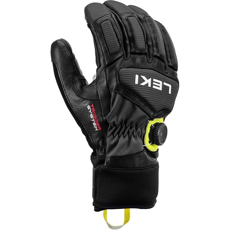 Gants de ski alpin Leki GRIFFIN TUNE 3D BOA (black-graphite-ice lemon)