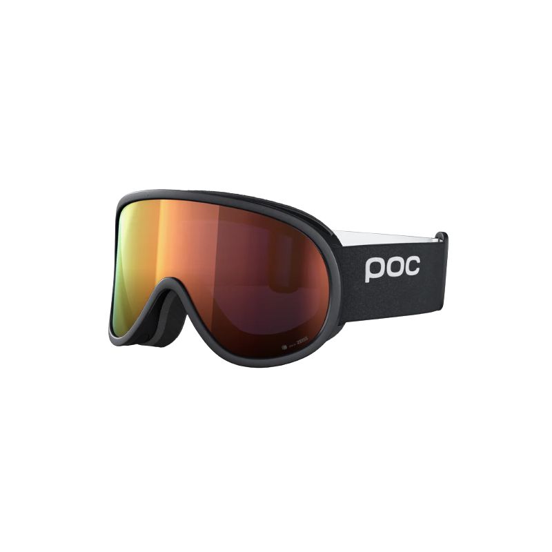 POC RETINA hiihtonaamari (Uranium Black/Partly Sunny Orange) Cat. 2