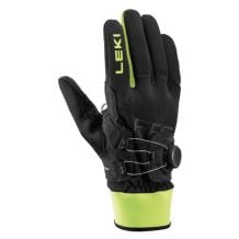 Guanti da sci di fondo Leki PRC Boa Shark (nero giallo neon)