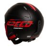Casco esquí junior Cairn Andromed J (Black Red Speed)