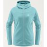 Haglôfs Frost Mid Hooded Fleece (frostblå) Dame