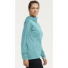 Haglôfs Frost Mid Hooded Fleece (frostblå) Dame