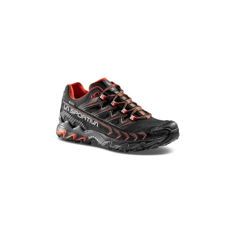 Ultra Raptor II Gore-tex trailsko til kvinder (sort/kirsebær-tomat)