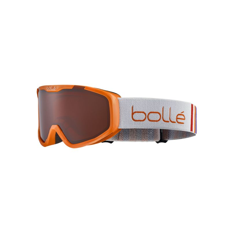 Maschera da sci Bollé ROCKET (Blue &amp White Matte - Rosy Bronze) bambini - Cat. 3