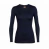 Naisten välikerrasto Icebreaker Merino 200 Oasis LS Crewe (Midnight Navy)