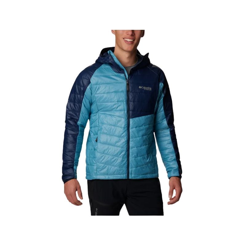 Daunenjacke mit Kapuze Columbia Platinum Peak (Blue) Mann