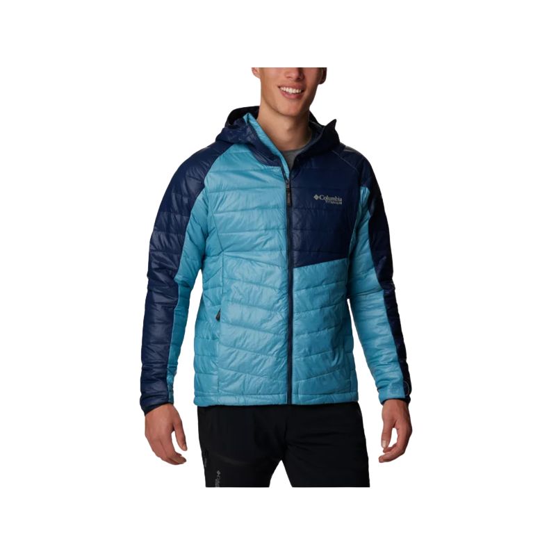 Doudoune à capuche Columbia Platinum Peak (Blue) homme