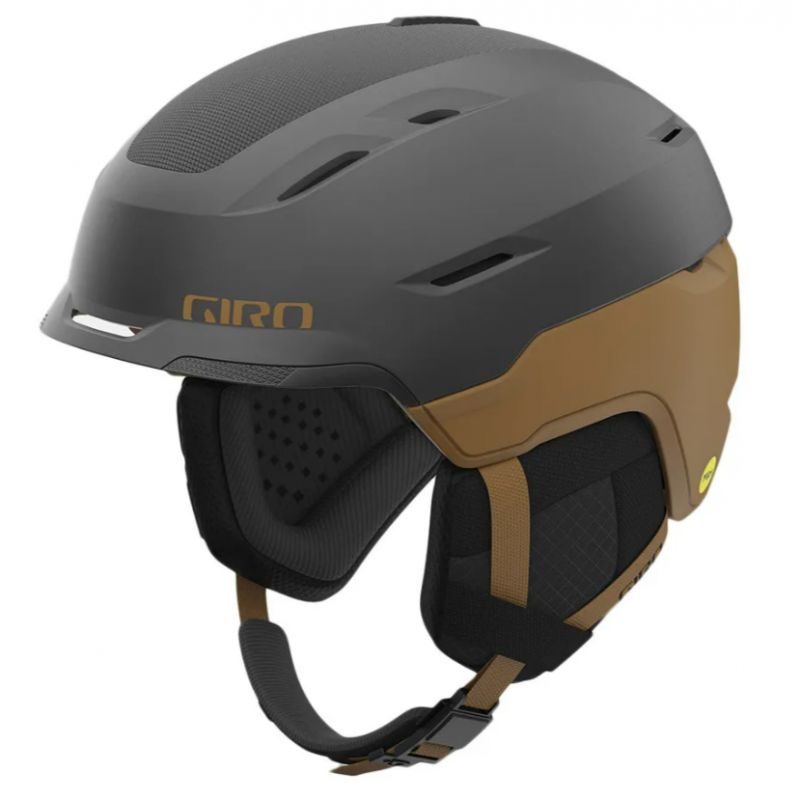 GIRO Tor sfærisk skihjelm (Mettalic Coal Tan)