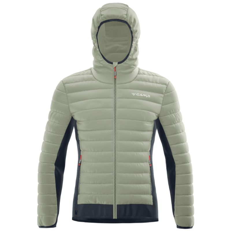 Dunjacka Camp HYBRID JACKET (STONE GREY / BLACK / STONE GREY) - Herrar