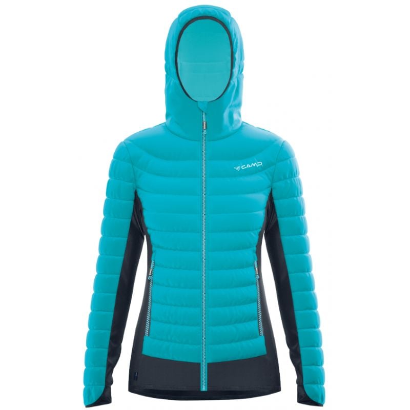 Piumino Camp HYBRID JACKET (WATER BLUE / BLACK / SKY BLUE) Donna