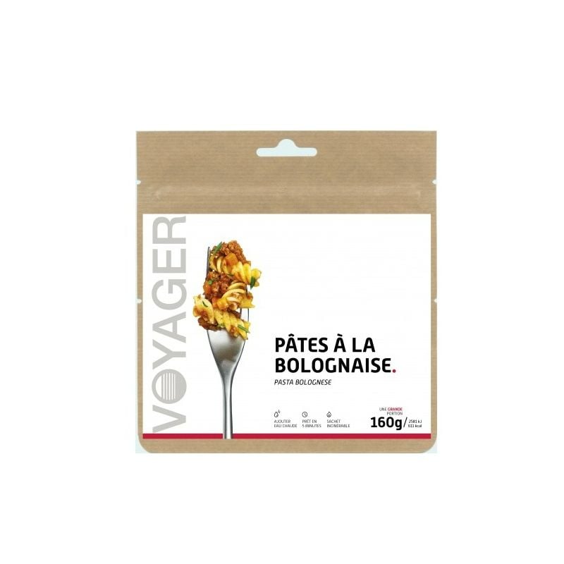 Pakastekuivattu ruokalaji Voyager Pasta Bolognese (160g)