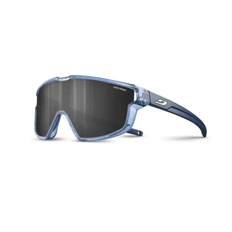 Lunettes de soleil Julbo Fury Mini (Translucide brillant bleu/bleu mat - cat3) Enfant