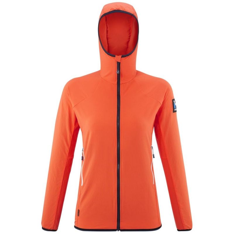 Naisten softshell-takki Millet Trilogy Cordura Hoody W (Coral chrome)