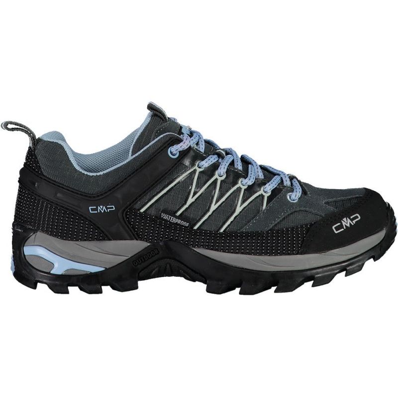 Chaussure de randonnée CMP Rigel LOW WP (GRAFFITE-AZZURRO) Femme