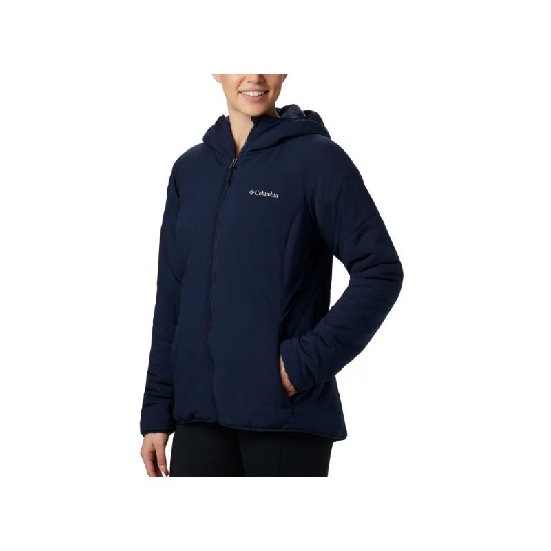 Veste coupe-vent à capuche COLUMBIA Kruser Ridge II Plush Softshell (Dark Nocturnal) Femme
