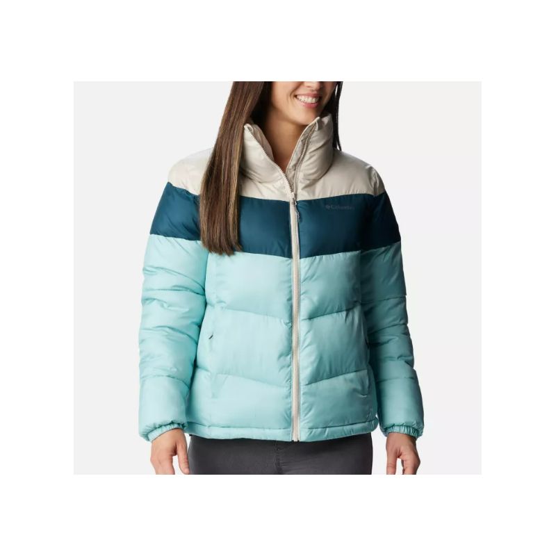 Damjacka - Columbia Puffect Color Block (Aqua Haze / Night Wave / Dark Stone)