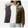 Chaqueta para mujer Columbia Puffect Color Block (Verde Oliva / Verde Piedra / Safari)