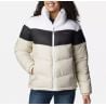 Naisten Columbia Puffect Color Block (Dark Stone / Musta / Valkoinen) takki