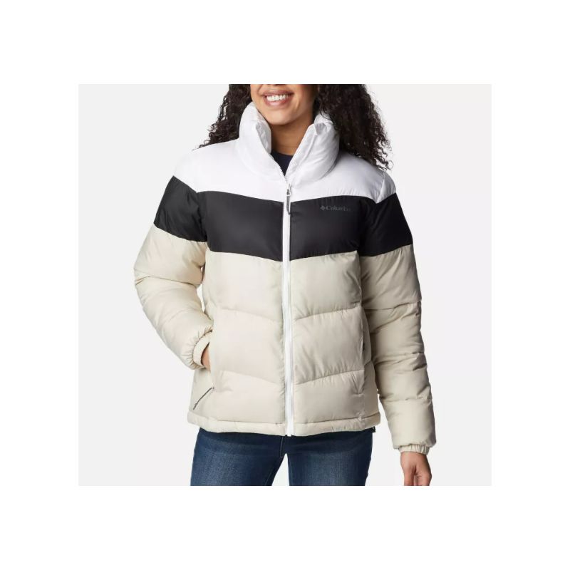 Damjacka - Columbia Puffect Color Block (Dark Stone / Black / White)