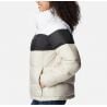 Dunjakke Columbia Puffect Color Block (Dark Stone / Black / White) Dame