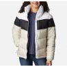 Naisten Columbia Puffect Color Block (Dark Stone / Musta / Valkoinen) takki