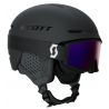 Pakke med hjelm og briller Scott Combo Track-hjelm + Factor Pro-brille (Mineralsort/hvid)