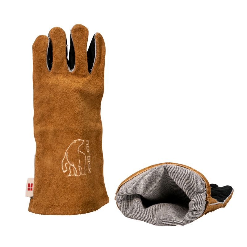 Beskyttelseshandsker NORDISK Torden Gloves (Brown/Black)