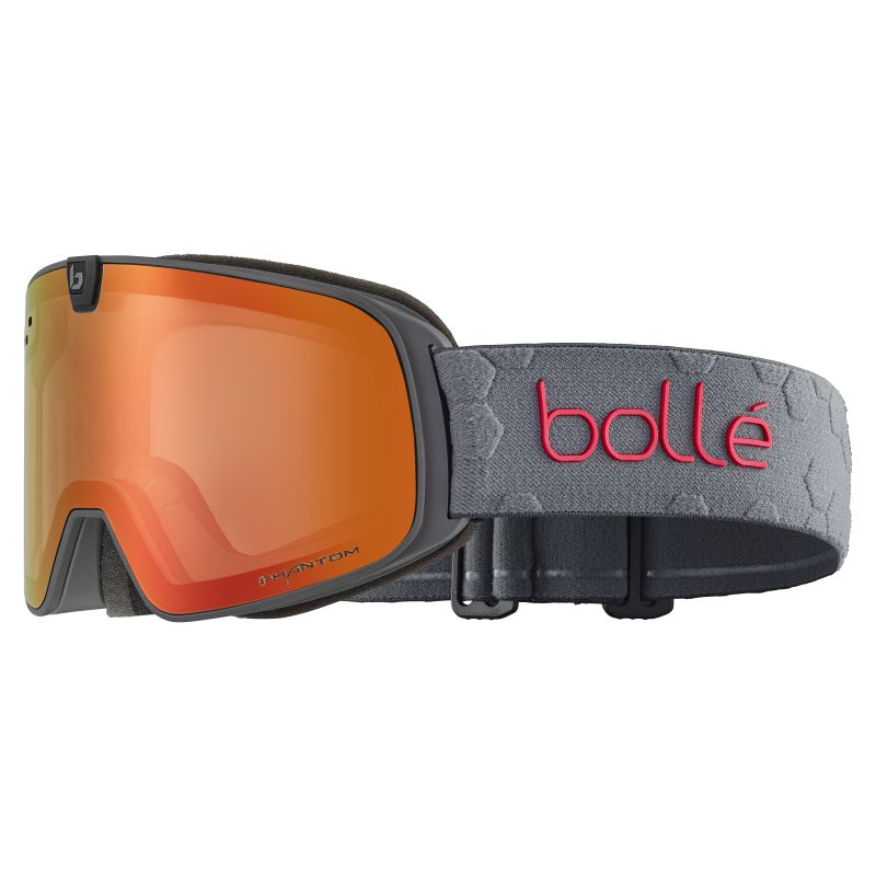 Masque de ski Bollé Nevada Neo (Titanium Matte - Phantom Fire Red Cat 1 to 3 & Light Lemon Cat 0)