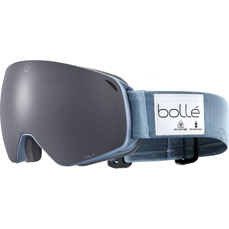Masque de ski Bollé ECO TORUS M (Storm Blue Matte - Volt Black) Cat. 3