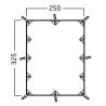 Lona de algodón NORDISK Kari 8 Technical Cotton Tarp (Sandshell)