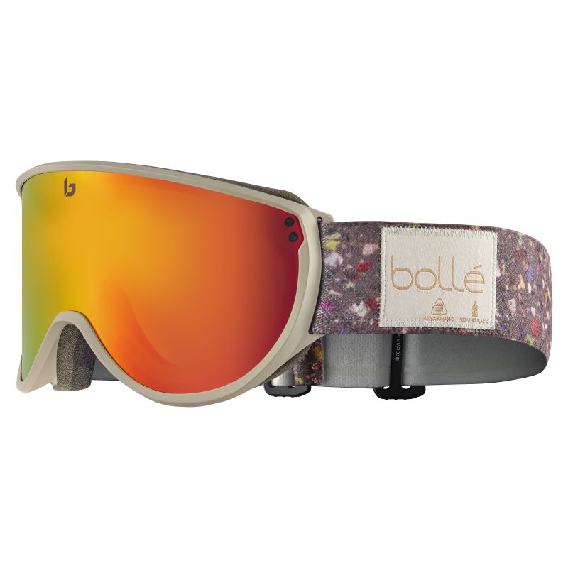 Skimaske Bollé Eco Blanca (Oatmeal Matte - Sunrise) Kat. 2