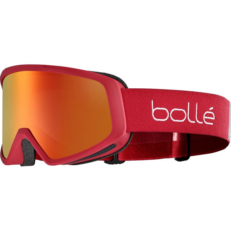 Masque de ski BOLLE BEDROCK PLUS Carmine Red - Sunrise Cat 2