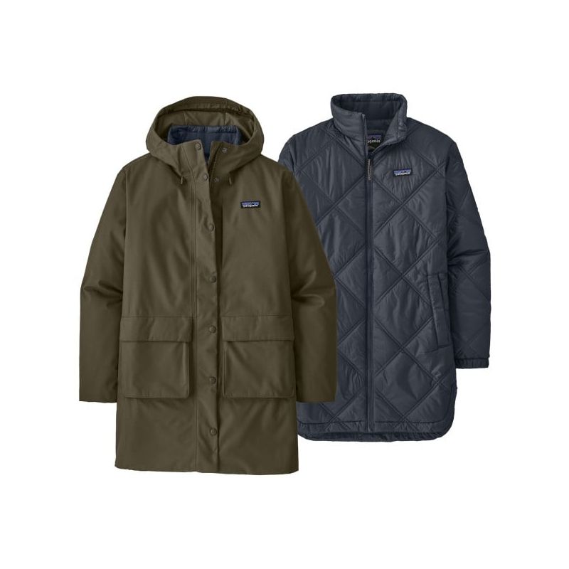 Women's Patagonia W's Pine Bank 3-in-1 Parka (Basin Green)