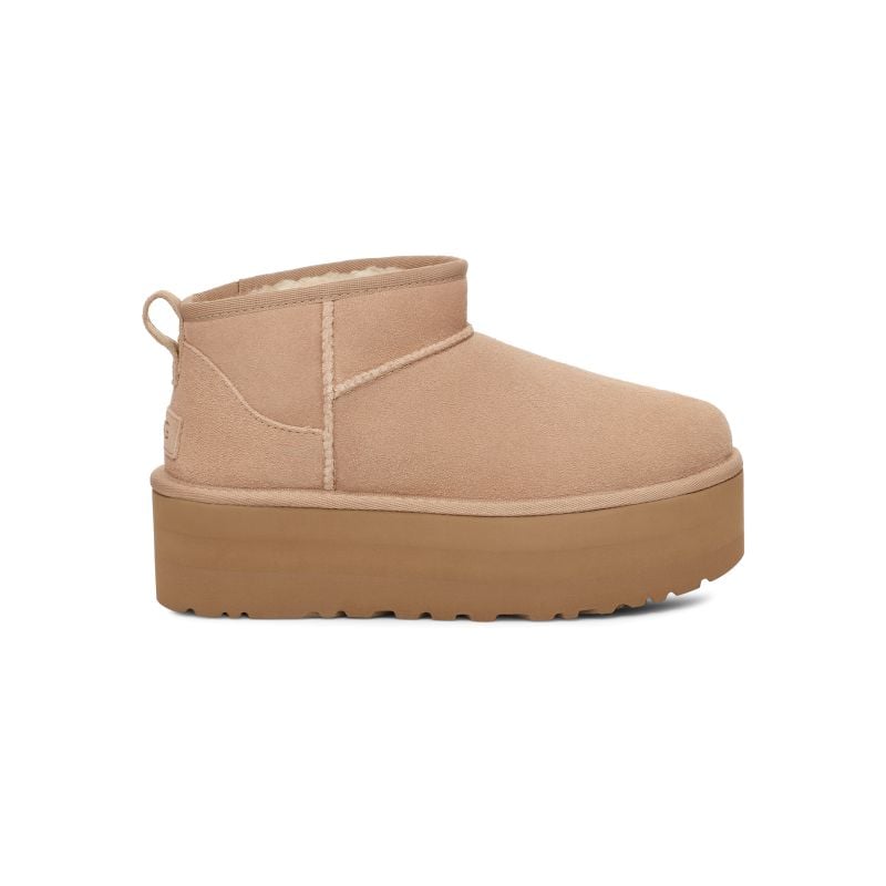 Stövlar UGG CLASSIC ULTRA MINI PLATFORM (SAND) dam