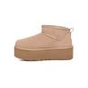 UGG W CLASSIC ULTRA MINI PLATFORM (SAND)