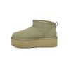 UGG W PLATAFORMA ULTRA MINI CLÁSICA (TRÉBOL SOMBREADO)