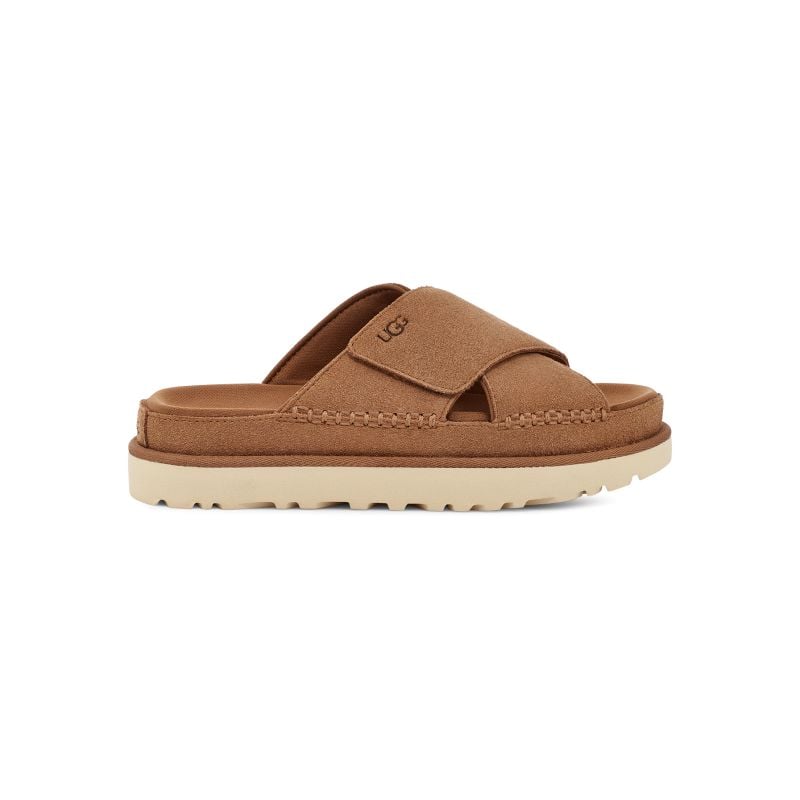 Sandaler UGG W GOLDENSTAR CROSS SLIDE (Chestnut) Dam