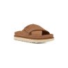 UGG W GOLDENSTAR CROSS SLIDE (kastanje)