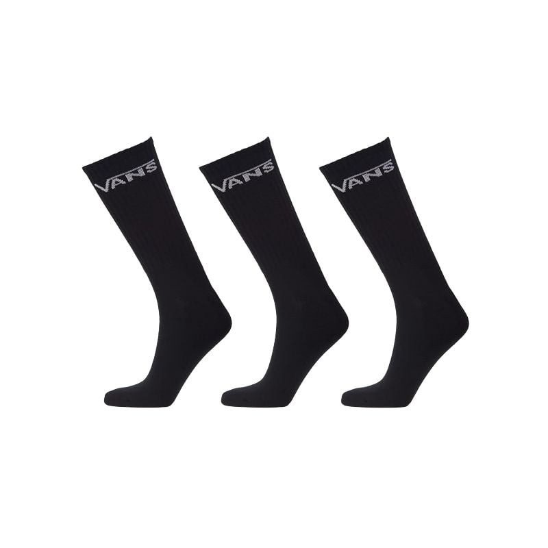 3-pack sukkia Vans Classic Crew ROX (musta)