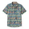 Camisa Patagonia M's Go To Shirt (High Hopes Geo: Salamander Green) Hombre
