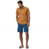 Camisa Patagonia M's Go To Shirt (High Hopes Geo: Salamander Green) Hombre