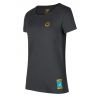Klettern T-Shirt La Sportiva Climbing on the Moon (Carbon/Giallo) Frau