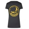 Klettern T-Shirt La Sportiva Climbing on the Moon (Carbon/Giallo) Frau