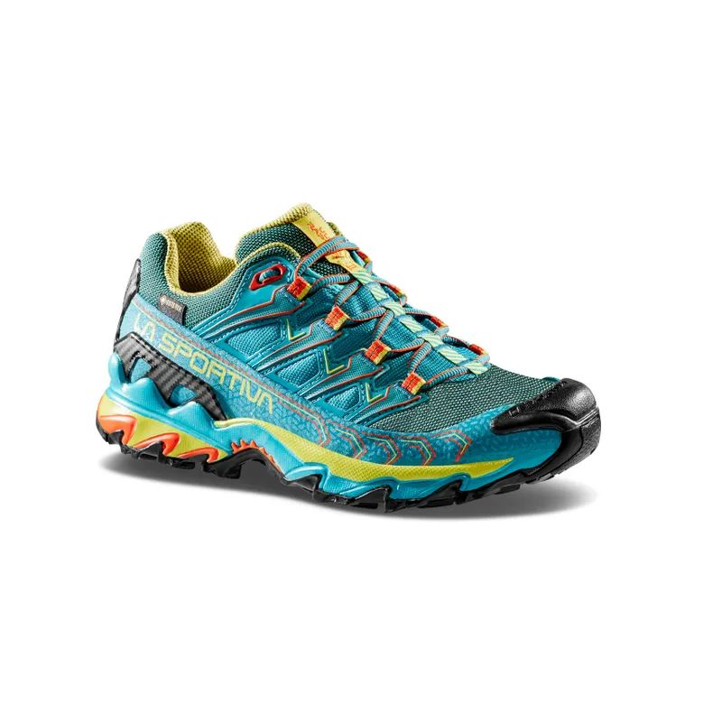 Botas trekking/hiking mujer La Sportiva Ultra Raptor II Gore-tex (Lagoon/Green Banana)