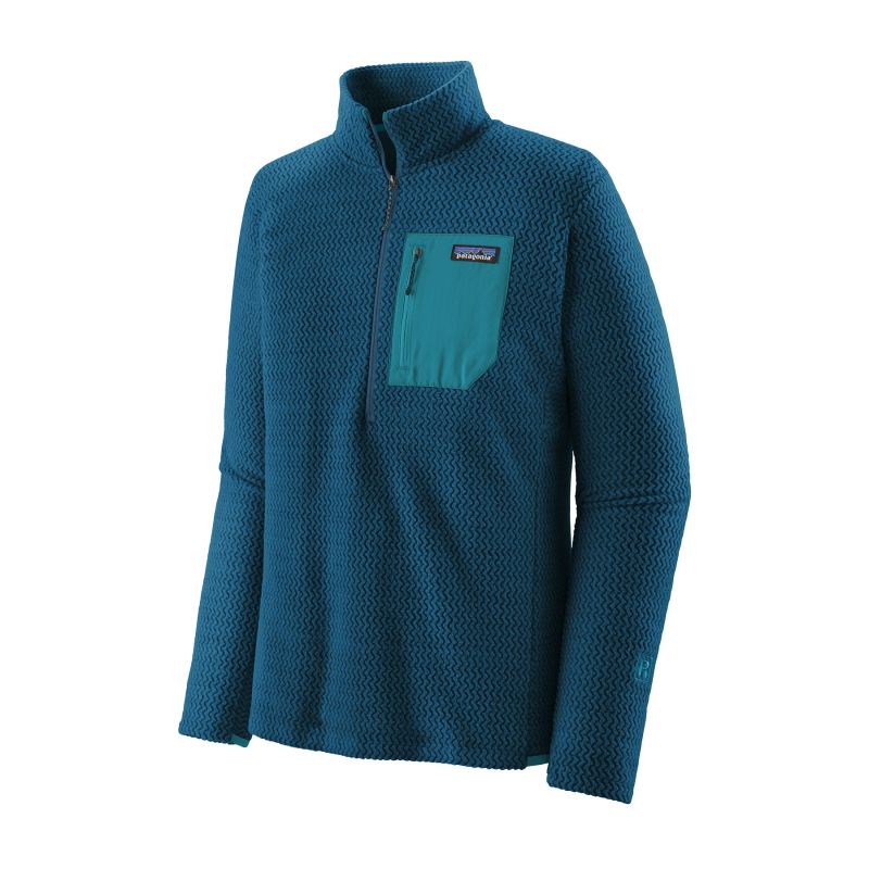 Men's Patagonia R1 Air Zip Neck (Lagom Blue) fleece